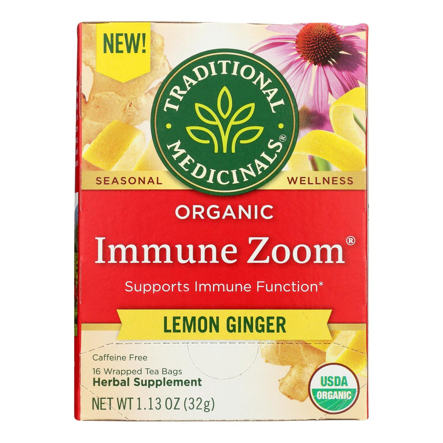 Immune Ginger Lemon Tea | Traditional Medicinals