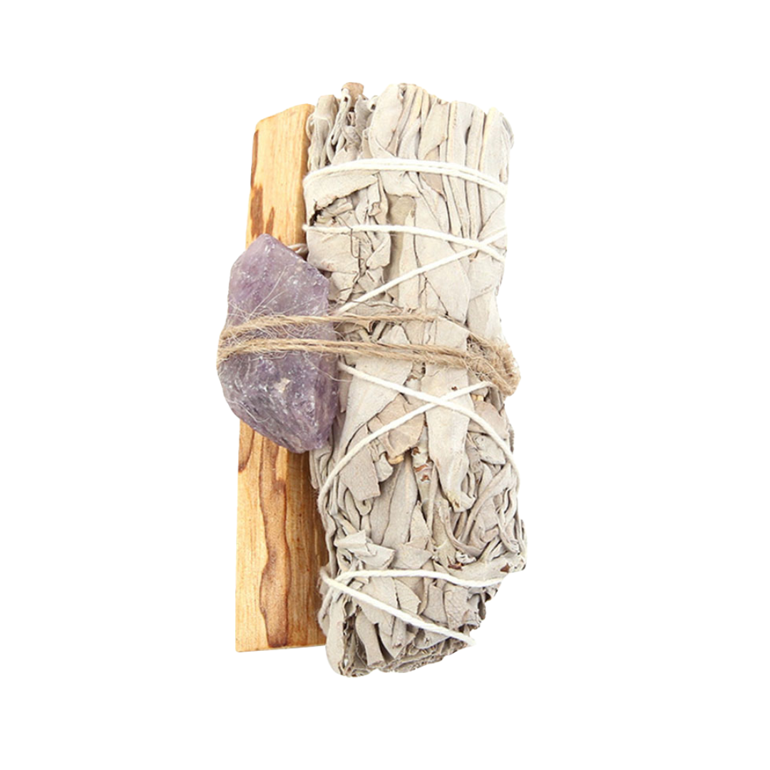 Sacred Healing Crystal & Smudge Kit