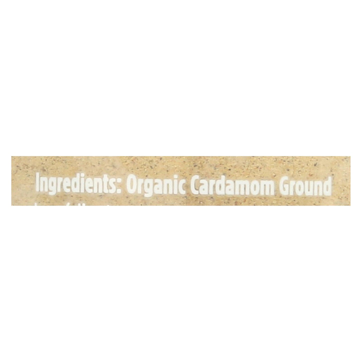 Spicely Organics - Organic Cardamom - Ground - Case Of 3 - 2 Oz.