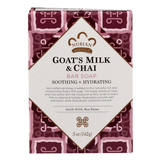 Goat's Milk And Chai Bar Soap | Nubian Heritage