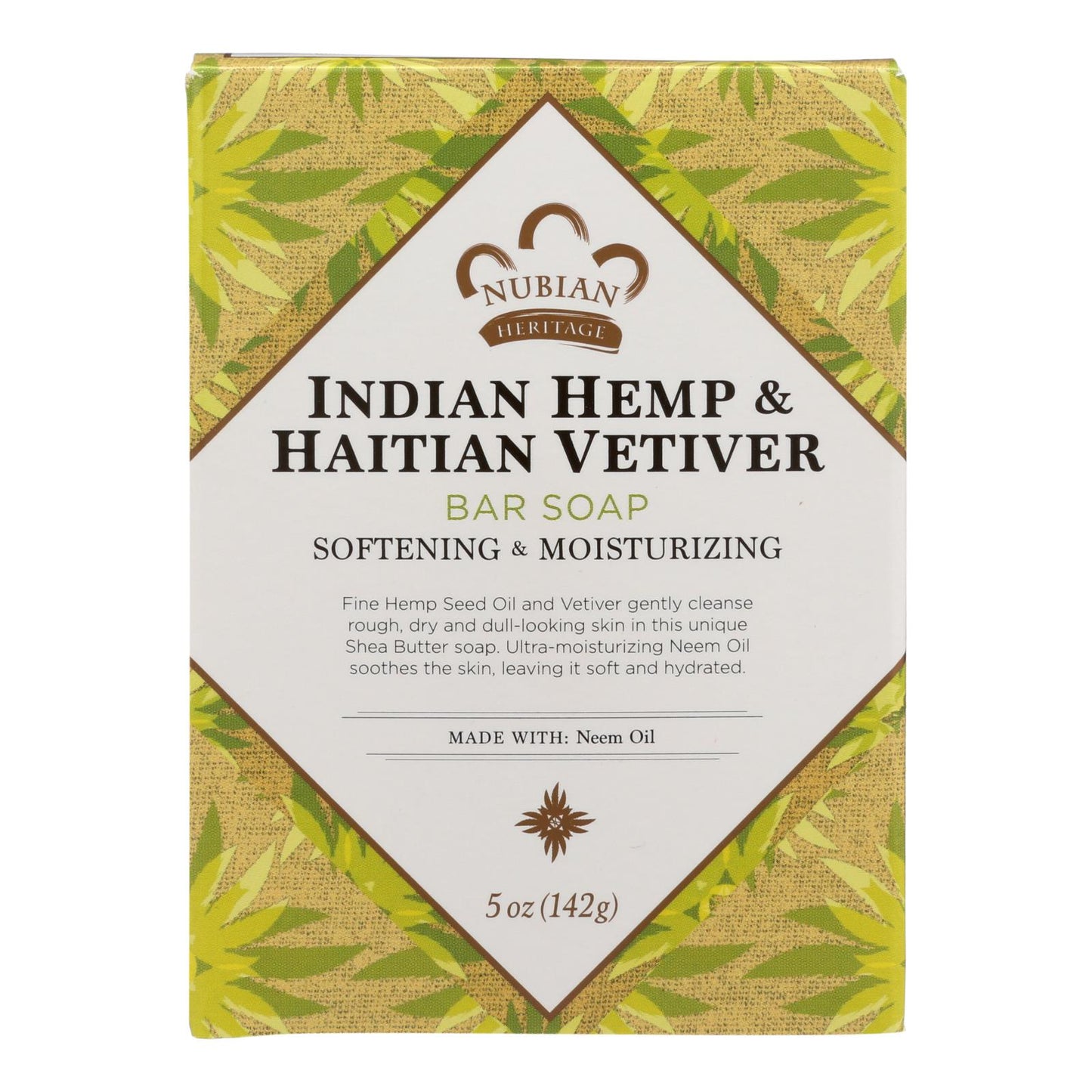 Indian Hemp and Haitian Vetiver Bar Soap | Nubian Heritage