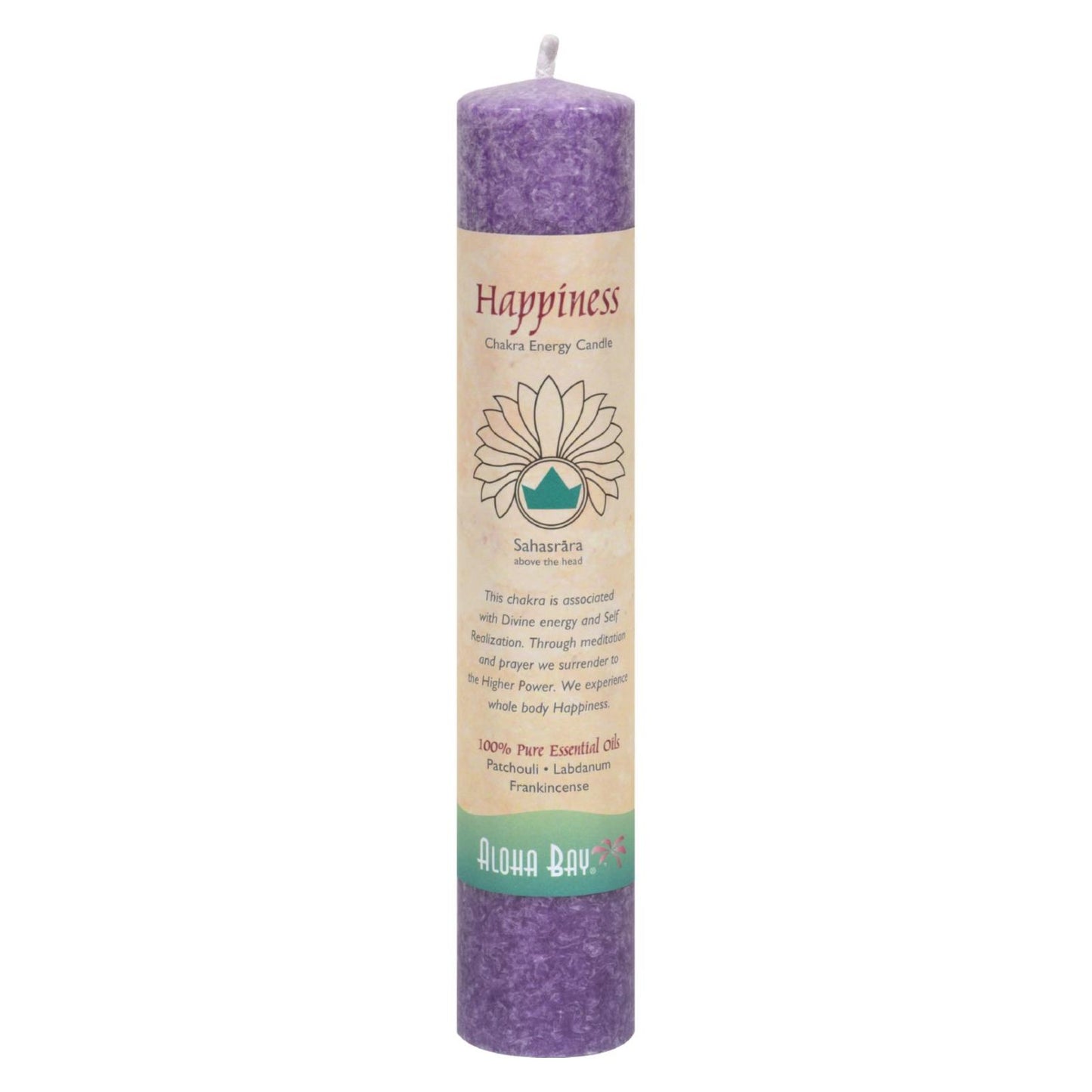 Chakra Energy Candle - Happiness | Aloha Bay