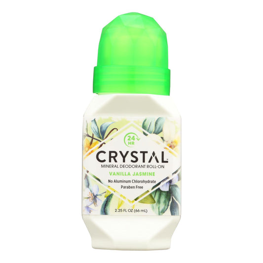 Crystal Mineral Deodorants Roll-on | Vanilla Jasmine | Crystal Essence