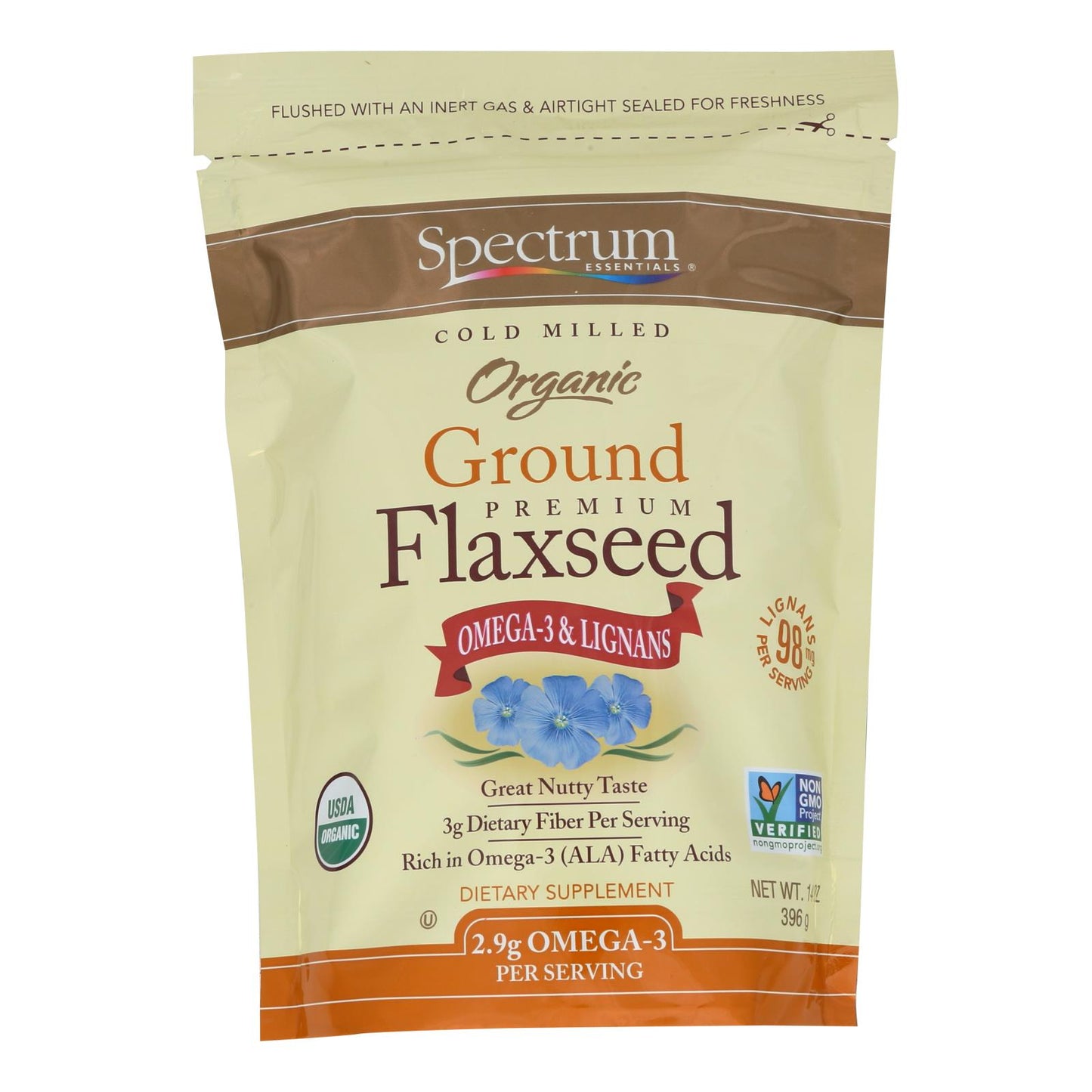 Organic Ground Flaxseed | Spectrum Essentials