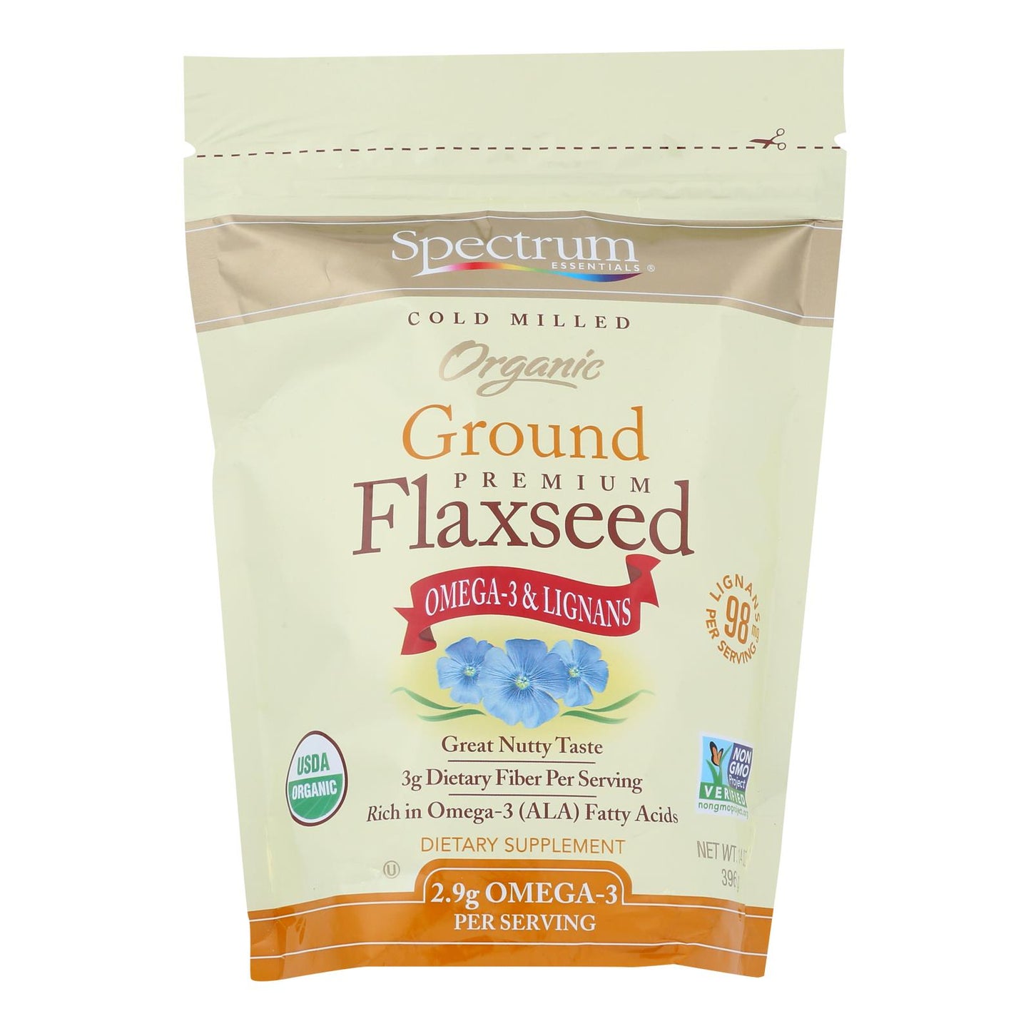 Organic Ground Flaxseed | Spectrum Essentials