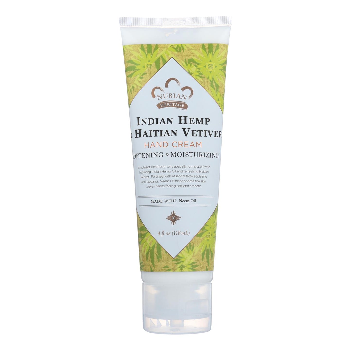 Indian Hemp and Haitian Vetiver Hand Cream | Nubian Heritage