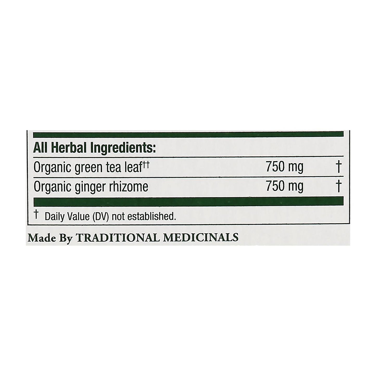 Organic Green Tea Ginger | Traditional Medicinals