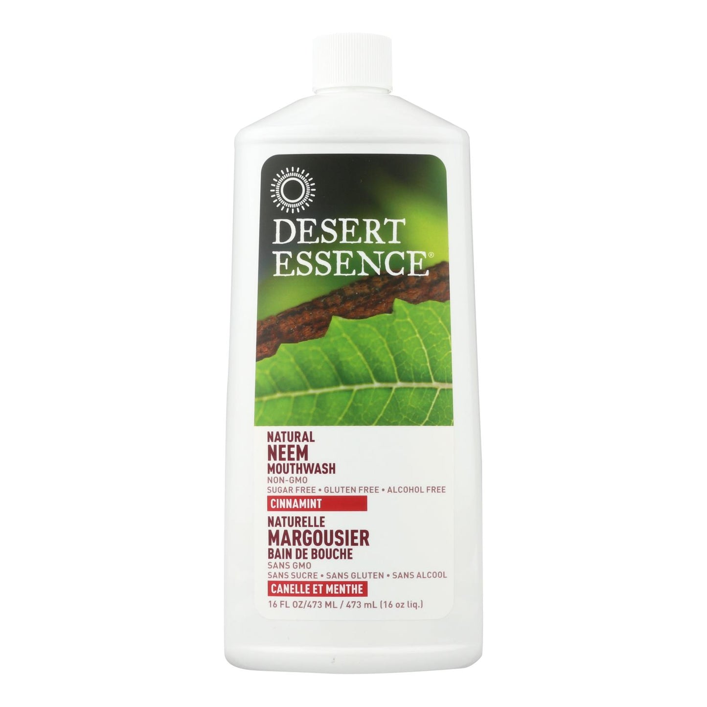 Natural Neem Cinnamint Mouthwash| Desert Essence