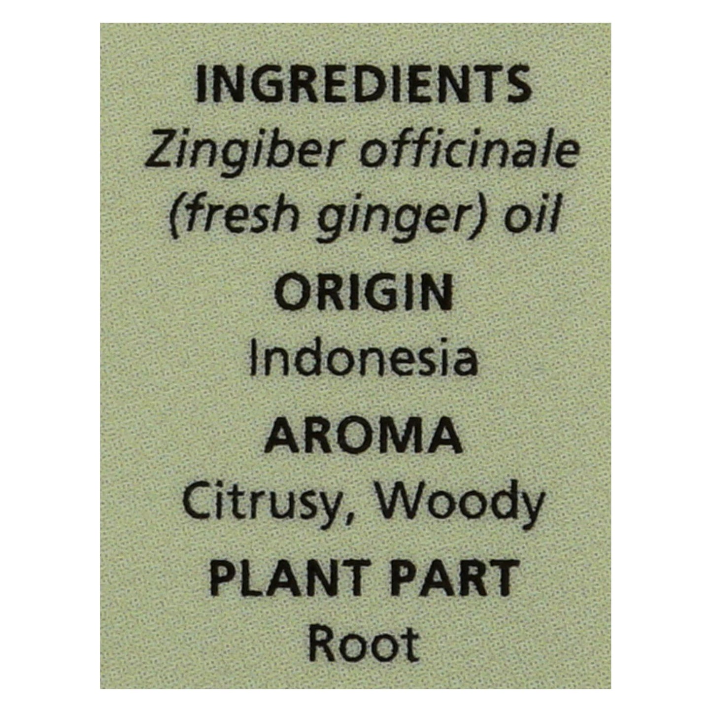 Fresh Ginger Essential Oil | Aura Cacia