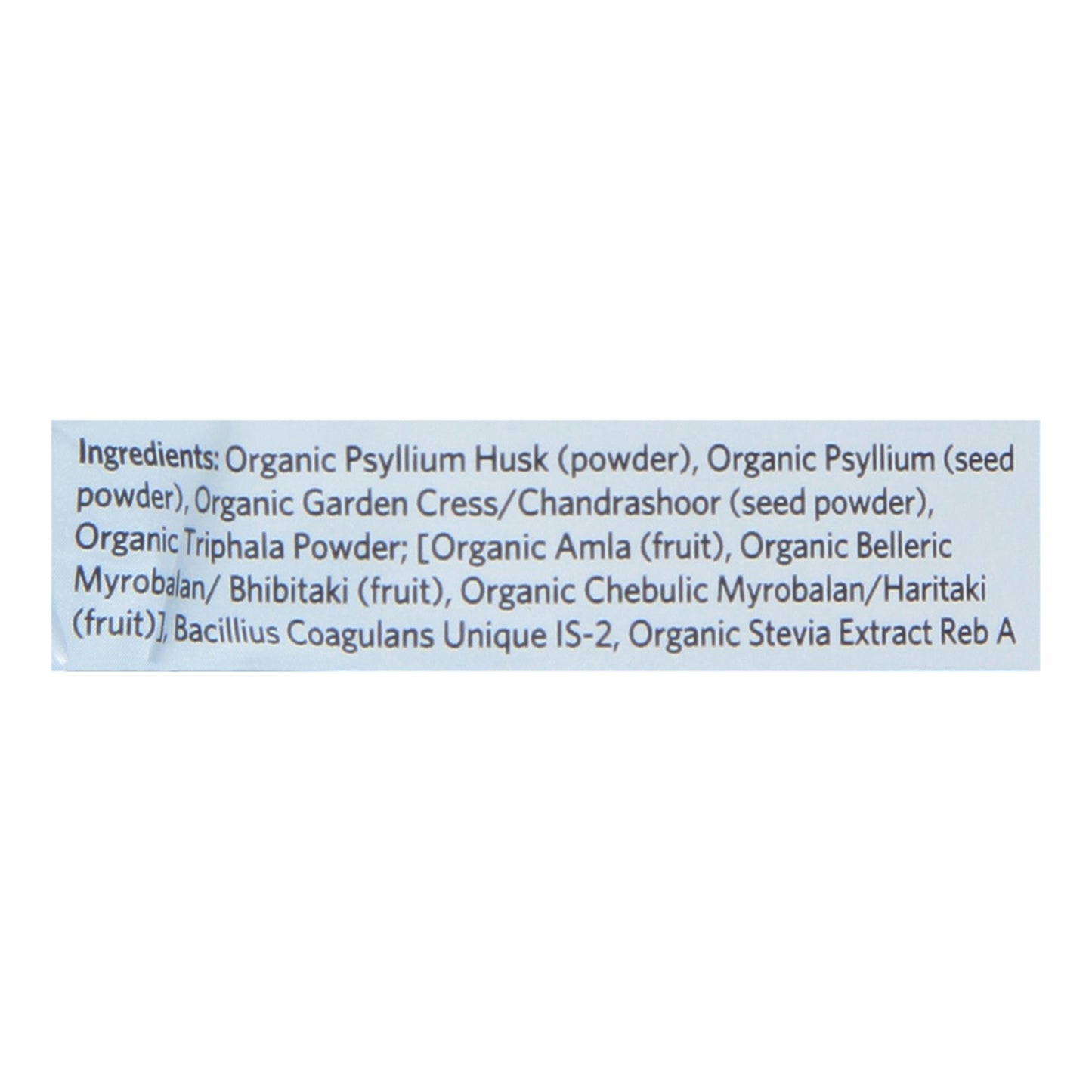 Psyllium Organic Prebiotic/Probiotic Fiber | Organic India