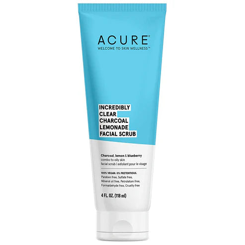 Charcoal Lemonade Facial Scrub | Acure