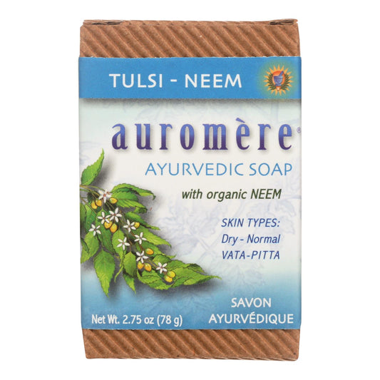 Ayurvedic Tulsi-Neem Bar Soap | Auromere