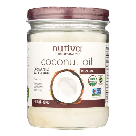 Organic Superfood Unrefined Virgin Coconut Oil | Nutiva