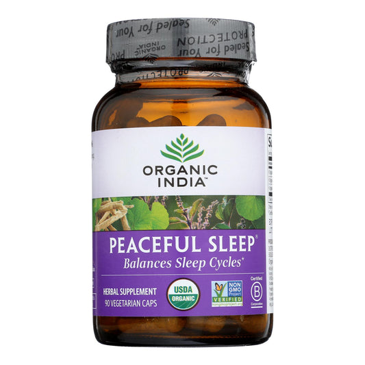 Peaceful Sleep Whole Herb Supplement | Organic India