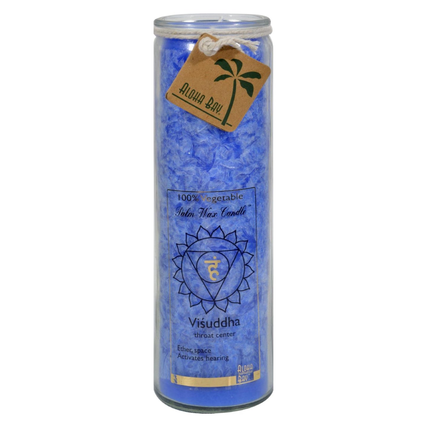 Chakra Jar Blue Candle | Aloha Bay