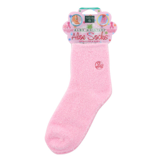 Aloe Moisture Socks - Pink| Earth Therapeutics