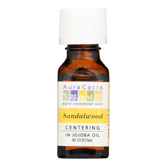 Sandalwood Blended With Jojoba Essential Oil | Aura Cacia