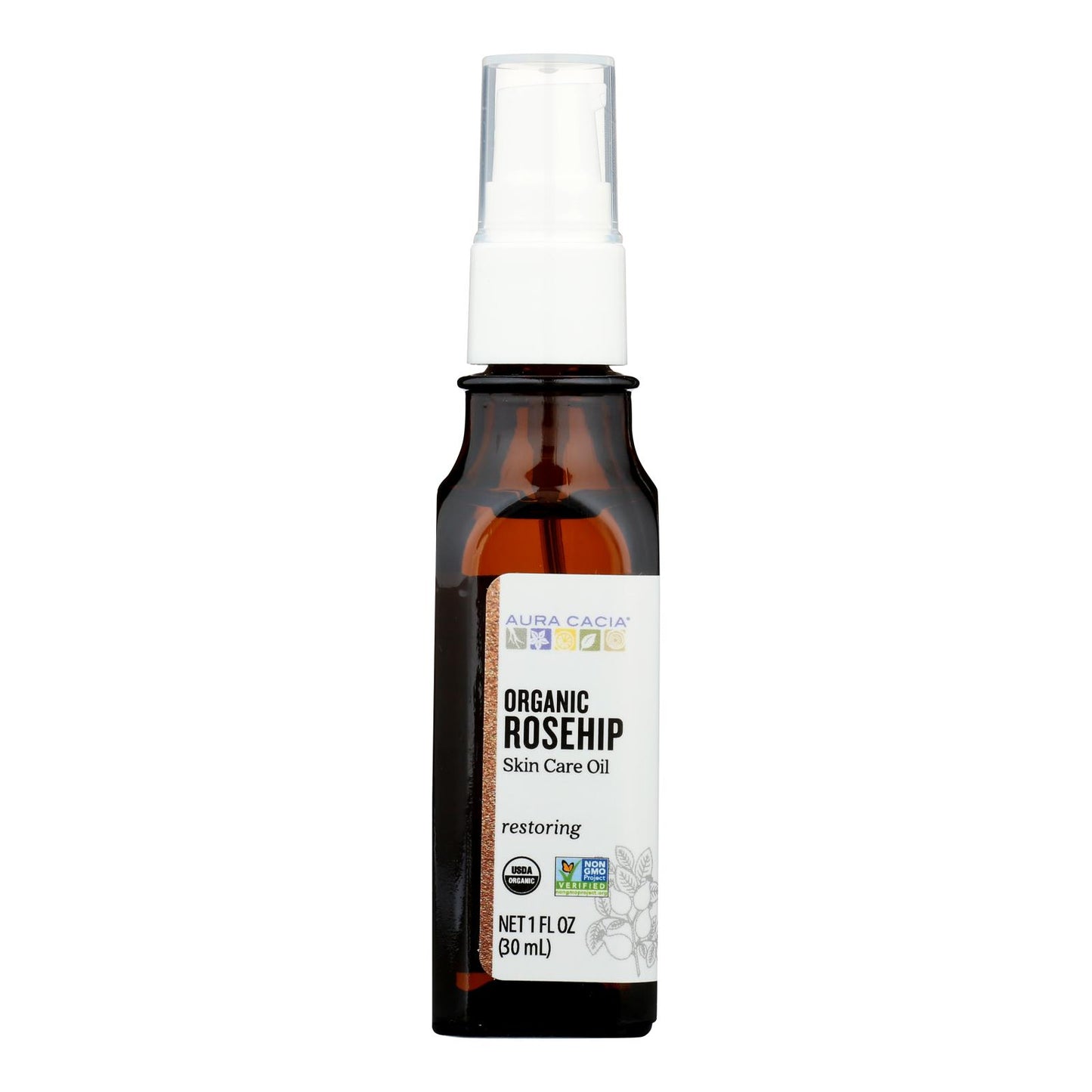 Organic Rosehip Seed Skin Care Oil | Aura Cacia