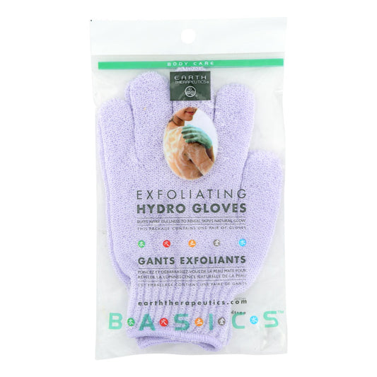 Exfoliating Hydro Gloves - Purple| Earth Therapeutics