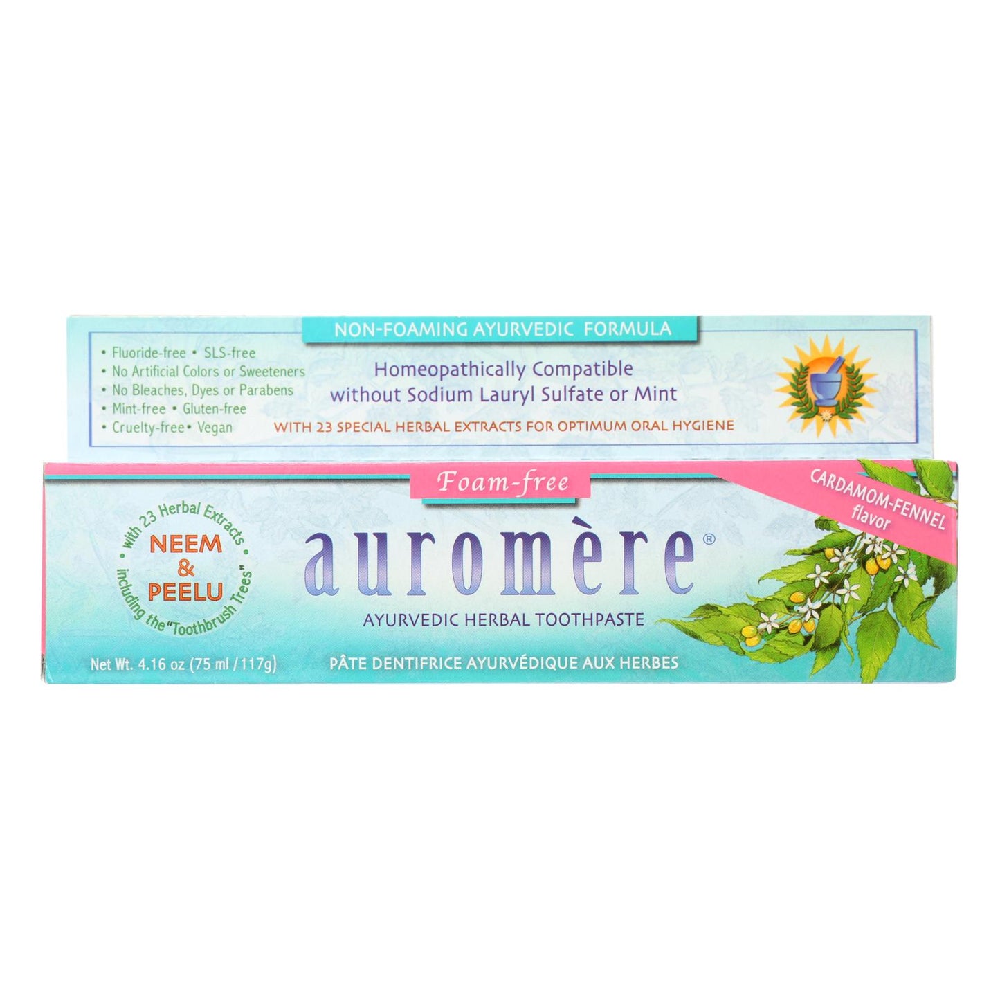 Foam-Free Cardamom-Fennel Toothpaste | Auromere