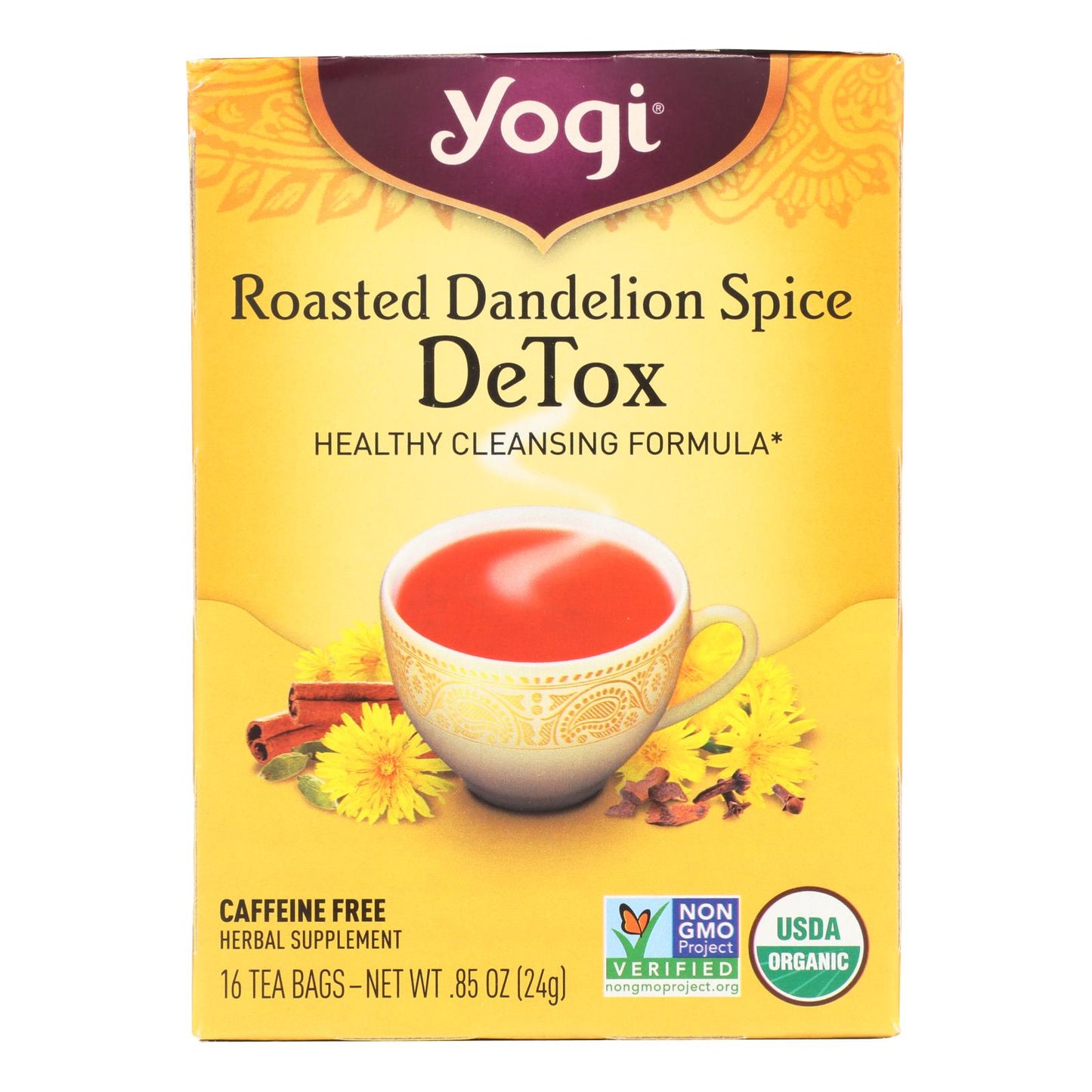 Roasted Dandelion Spice Detox | Yogi Tea