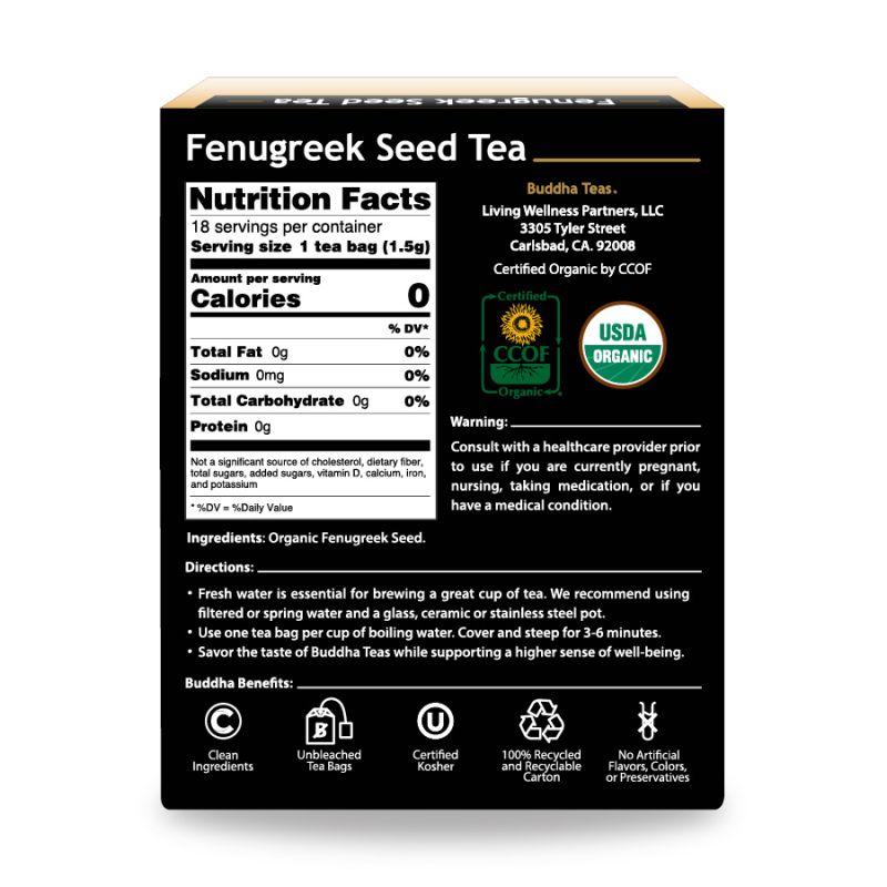 Fenugreek Tea | Buddha Teas