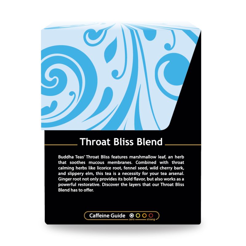 Throat Bliss Blend Tea | Buddha Teas | 6 Boxes