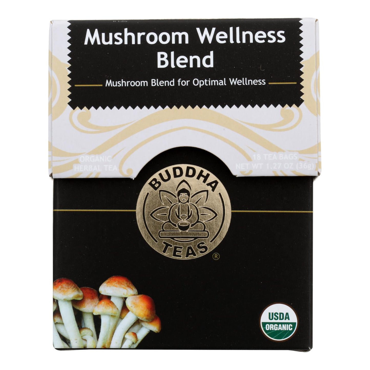 Mushroom Wellness Blend Tea | Buddha Teas | 6Boxes