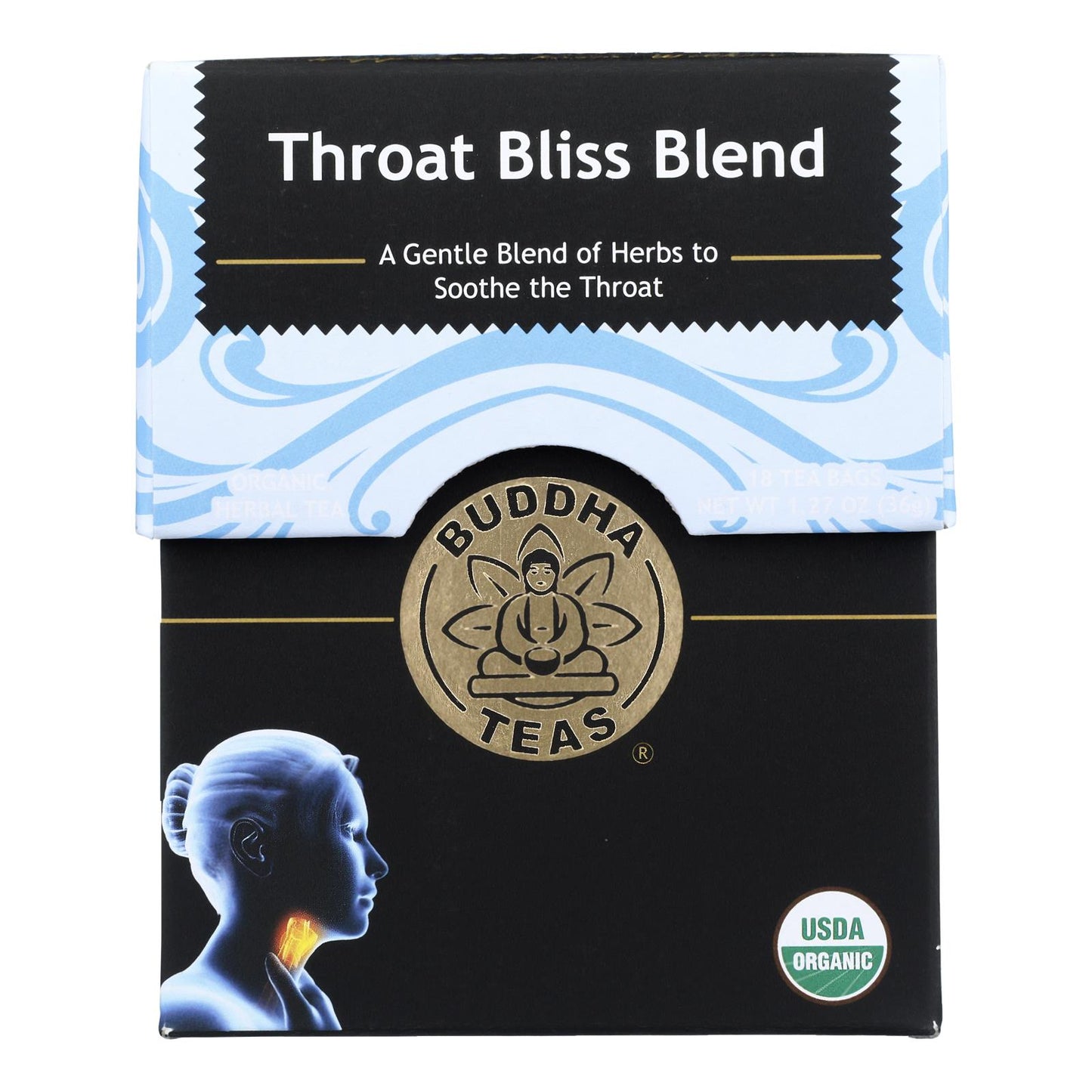 Throat Bliss Blend Tea | Buddha Teas | 6 Boxes