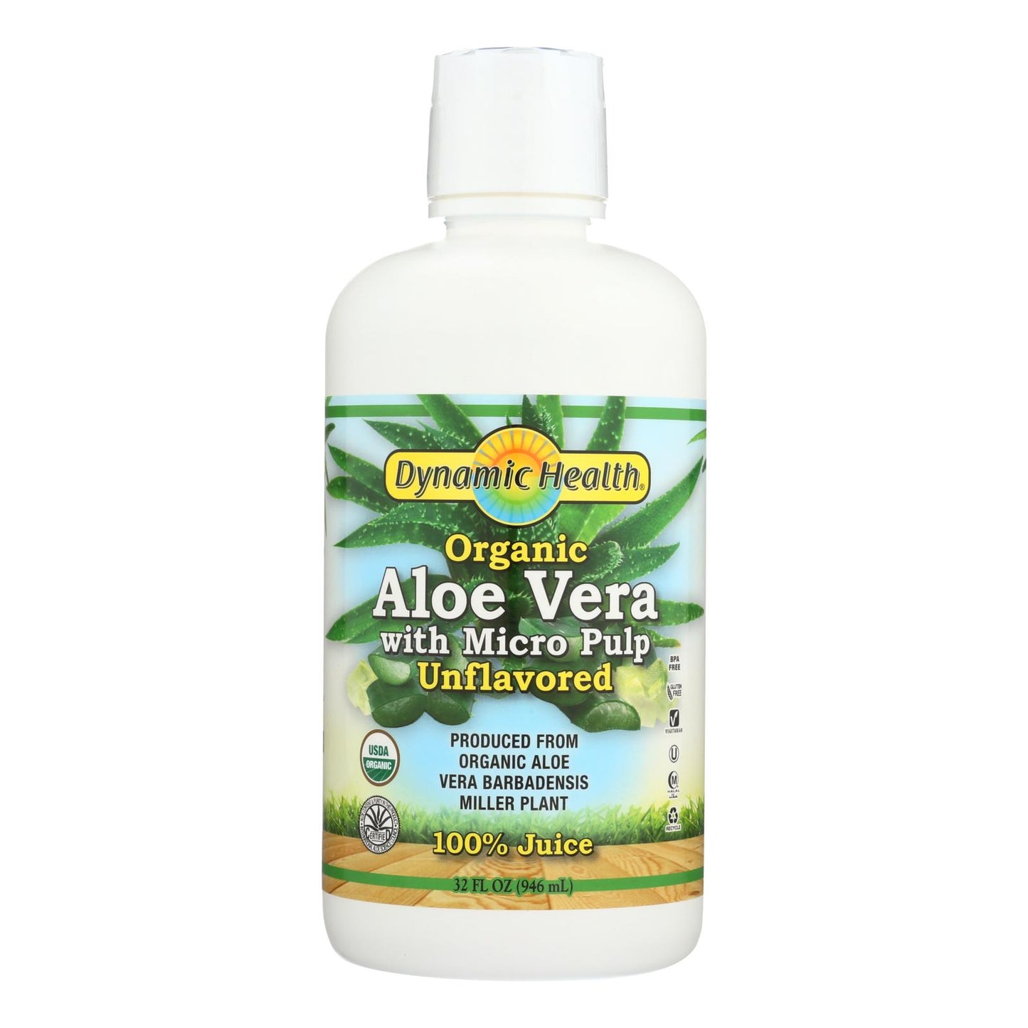 Organic Aloe Vera Juice with Micro Pulp |Dynamic Health