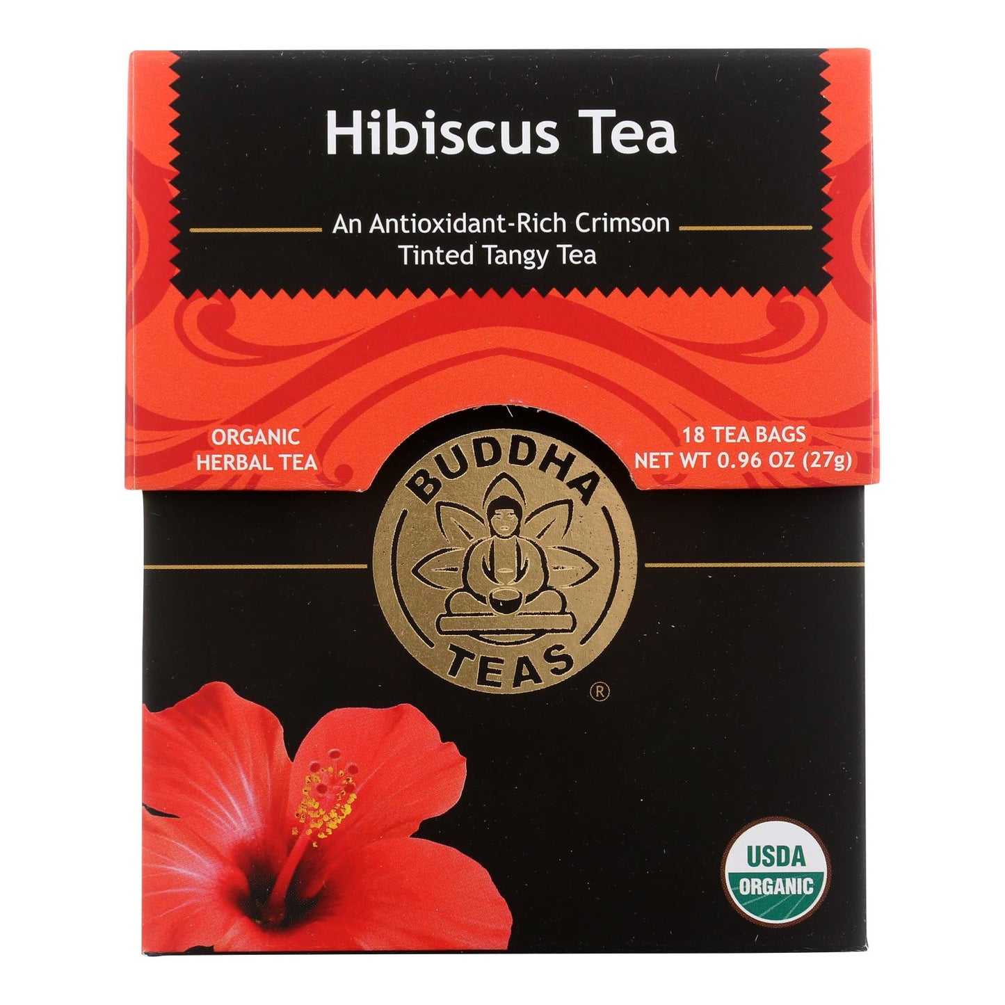 Hibiscus Tea | Buddha Teas | 6 Boxes
