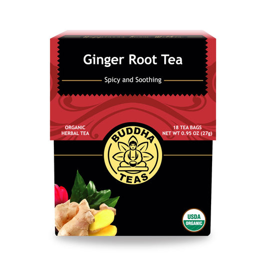 Ginger Root Tea | Buddha Teas | 6 Boxes